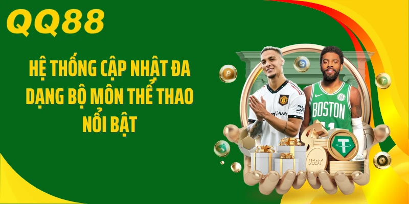 Hệ thống cập nhật đa dạng bộ môn thể thao nổi bật