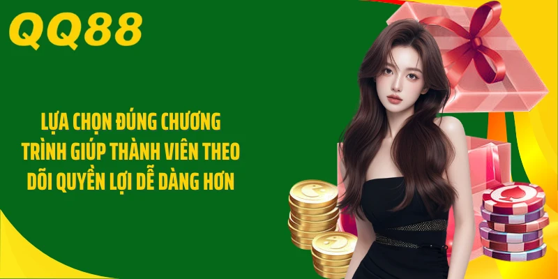 Lựa chọn đúng chương trình giúp thành viên theo dõi quyền lợi dễ dàng hơn